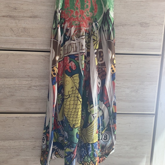 Graffiti Print Dress | Colorful, Edgy & Retro 🎨 - Picture 5 of 6